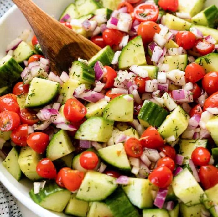 Tomato Cucumber Salad